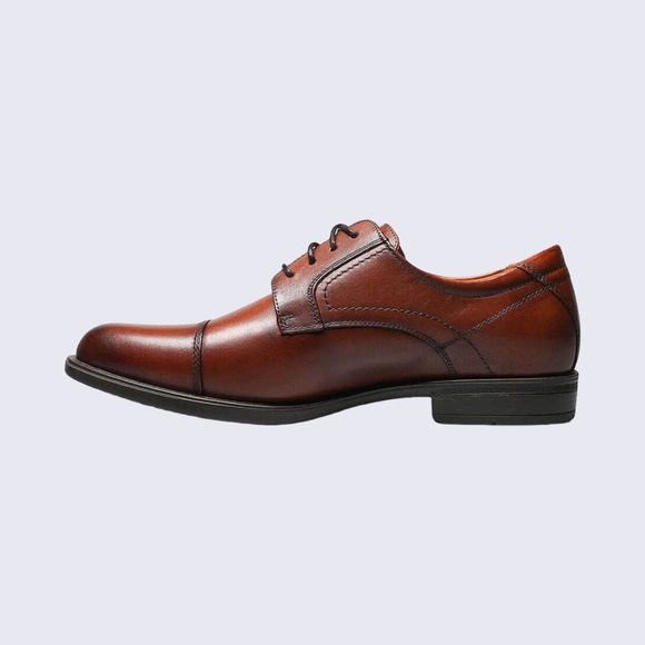 Men\'s Florsheim Midtown Cap Toe Oxford in Cognac Leather. 12138 221
